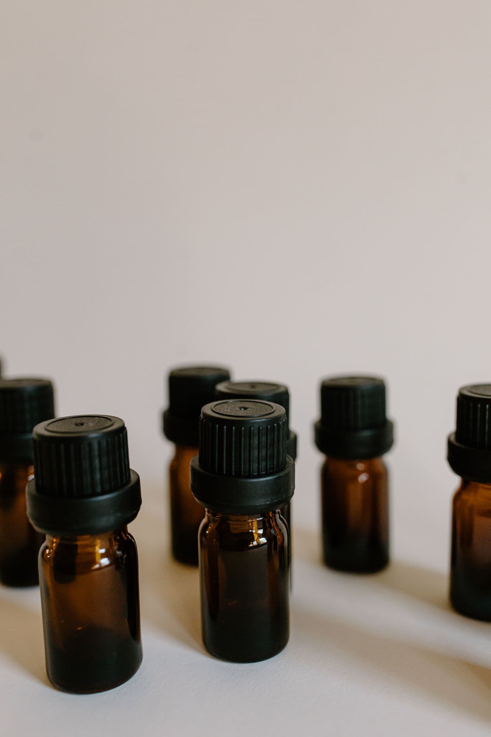 A minimal, neutral still life suggesting skin and cosmetic research.
