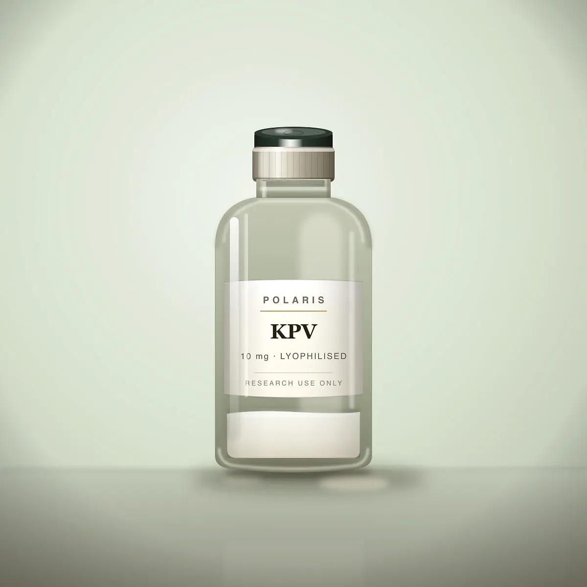 KPV 10mg research peptide vial · Polaris Research